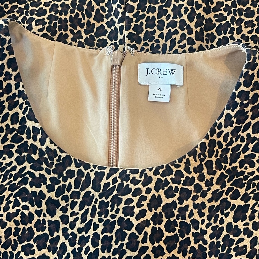 J Crew Sleeveless Sheath Dress Size 4